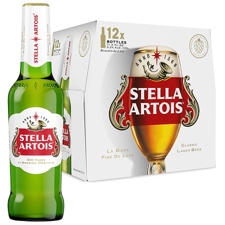 Stella Artois Premium Lager Beer - 12pk/11.2 fl oz Bottles