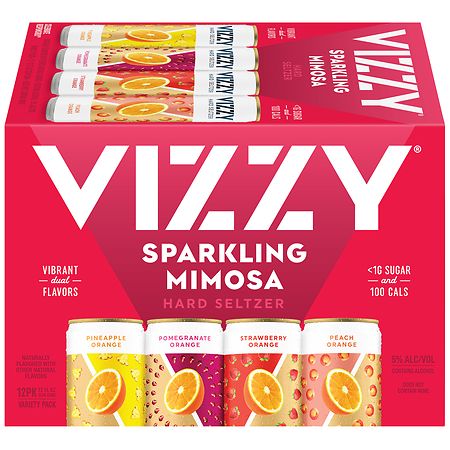 Vizzy Mimosa Hard Seltzer Variety Pack - 12.0 fl oz x 12 pack