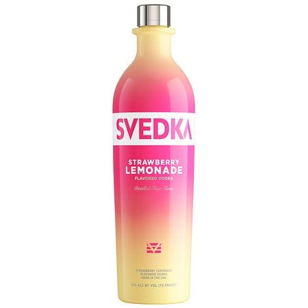 SVEDKA Strawberry Lemonade Flavored Vodka, 750 mL Bottle, 70 Proof
