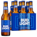 Bud Light Beer Bottles 12 oz, 6 pk