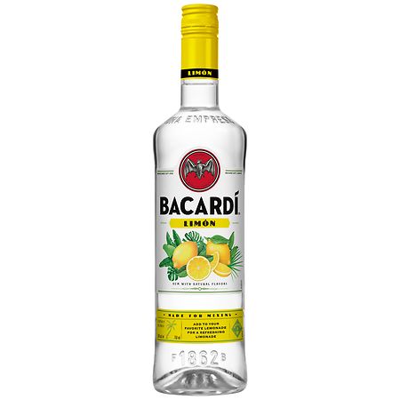 Bacardi Limon Citrus Flavored Rum, 750 mL