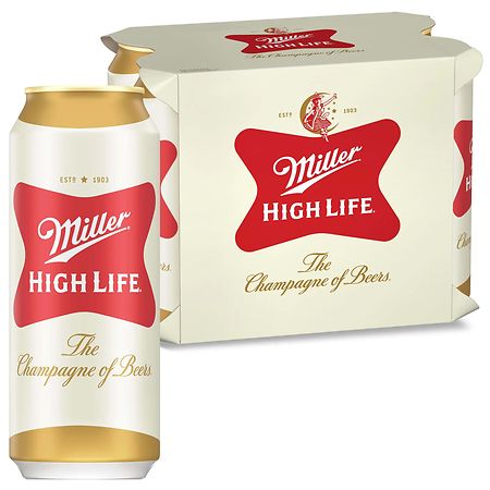 Miller High Life Beer - 6pk/16 fl oz Cans