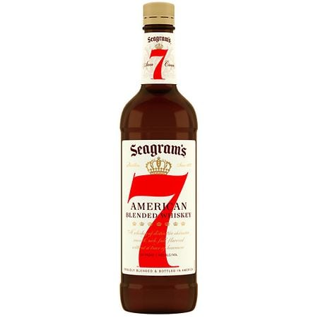 Seagram's 7 Crown American Blended Whiskey, 750 mL (80 Proof)