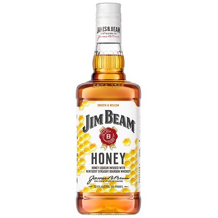 Jim Beam Honey Bourbon Whiskey, 750 mL