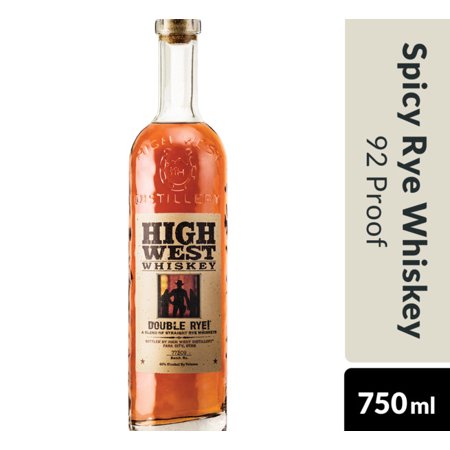 High West Double Rye Whiskey, 750 mL Bottle, 92 Proof