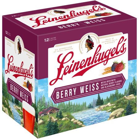 Leinenkugel's Berry Weiss Beer, 12 Pack, 12 fl. oz. Bottles, 4.7% ABV