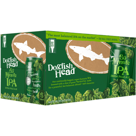 Dogfish Head Beer 60 Minute IPA 6 PK 12 OZ Cans