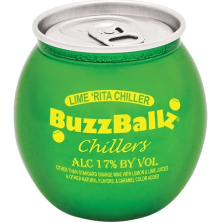 Buzzballz Chillerz Lime Rita Chiller Cocktail, 187 ml