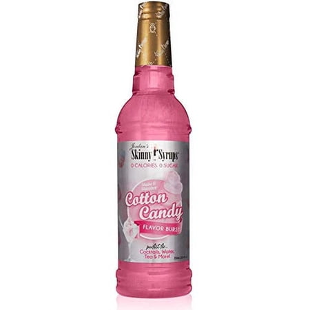 Jordan s Skinny Syrups Sugar Free Flavor Infusion Syrup - Cotton Candy - 0 Calories 0 Sugar 0 Carbs - Gluten Free  Keto Friendly  Made in the USA