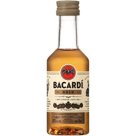 Bacardi Gold Rum, 50 mL
