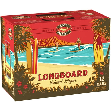 Kona Brewing Co.® Longboard® Island Lager® Beer 12-12 fl. oz. Cans