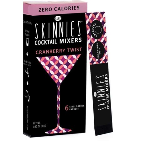 RSVP Skinnies Cocktail Mixers - Cranberry Twist Size: One Pack (6 Sticks)