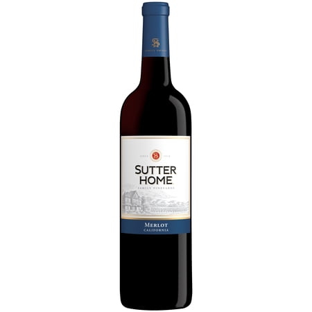 Sutter Home Merlot, Red Wine, 750 ML