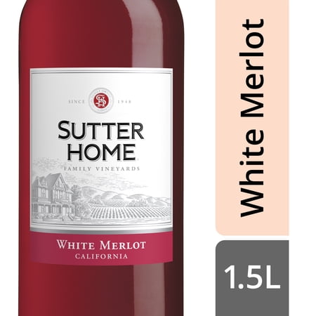 Sutter Home White Merlot Wine 1.5 LT