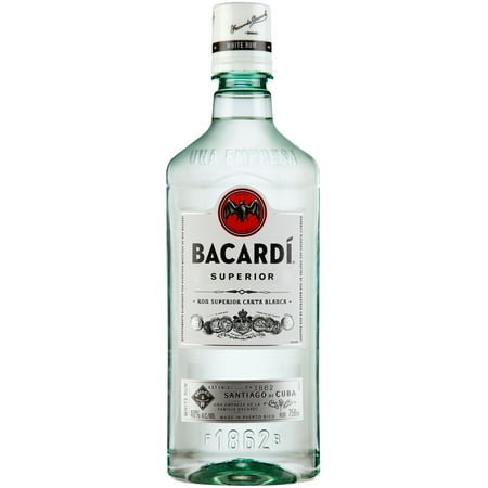 Bacardi Superior White Rum, 750 mL, PET Bottle