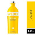 SVEDKA Citron Lemon Lime Flavored Vodka, 1.75 L Bottle, 70 Proof
