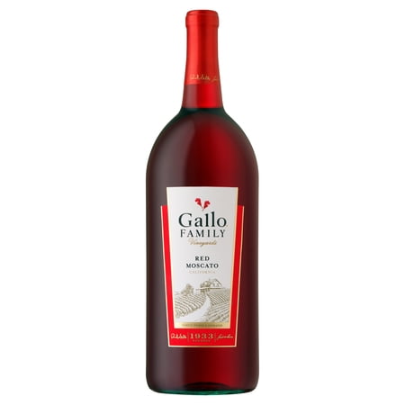 Gallo Family Vineyards Red Moscato Wine, 1.5 L