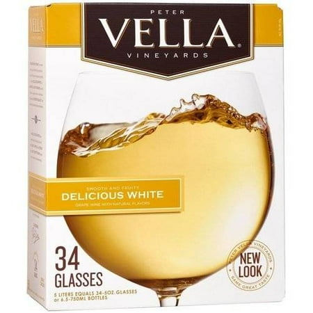 Peter Vella Box Delicious White Wine, 5 L