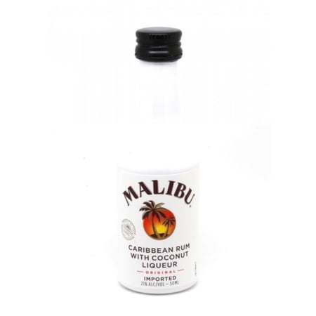 Malibu Rum Caribbean Original Coconut Rum 50ml Bottle