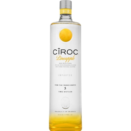 CIROC Pineapple, 1.75 L, 70 Proof (Made with Vodka Infused with Natural Flavors)