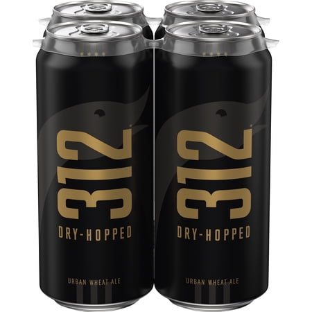Goose Island 312 Dry-Hopped Urban Wheat Ale, 4 Pack 16 fl. oz. Cans, 4.2% ABV