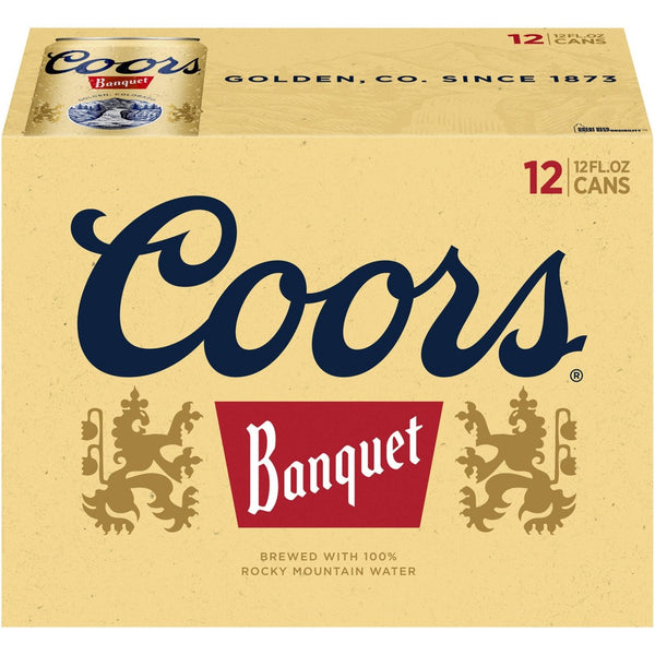 Coors Banquet Beer - 12pk/12 fl oz Cans