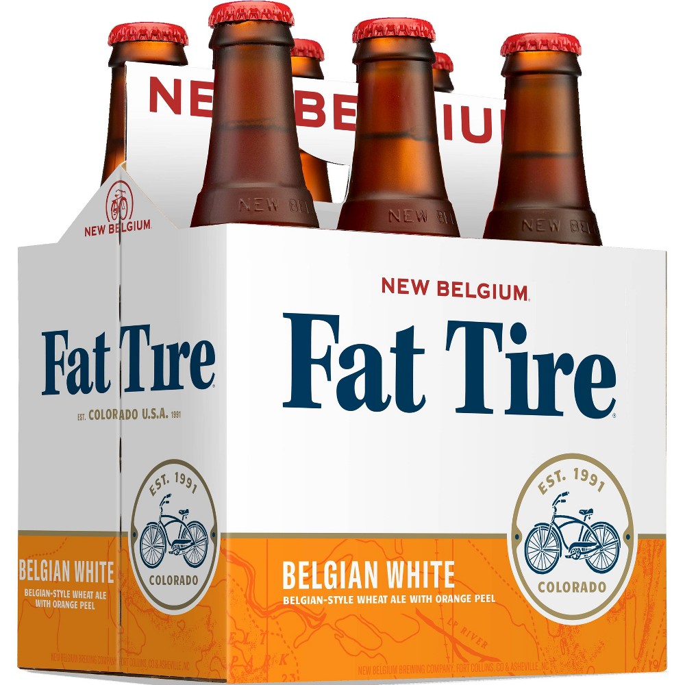 New Belgium Fat Tire Belgian White Beer - 6pk/12 fl oz Bottles