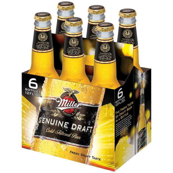 Miller Genuine Draft Beer - 6pk/12 fl oz Bottles
