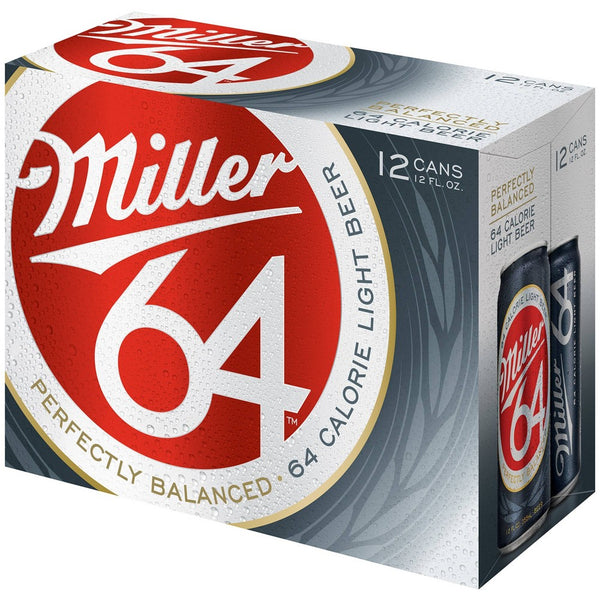 Miller 64 Light Beer - 12pk/12 fl oz Cans