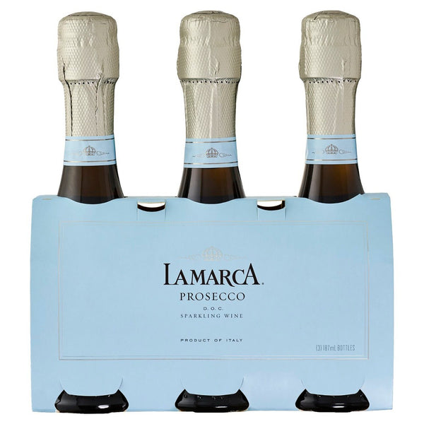 La Marca Prosecco Sparkling Wine - 3pk/187ml Mini Bottles