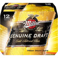 Miller Genuine Draft Beer - 12pk/12 fl oz Cans