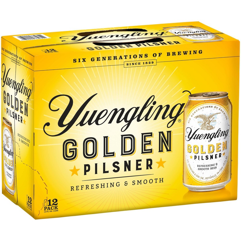 Yuengling Golden Pilsner Beer - 12pk/12 fl oz Cans