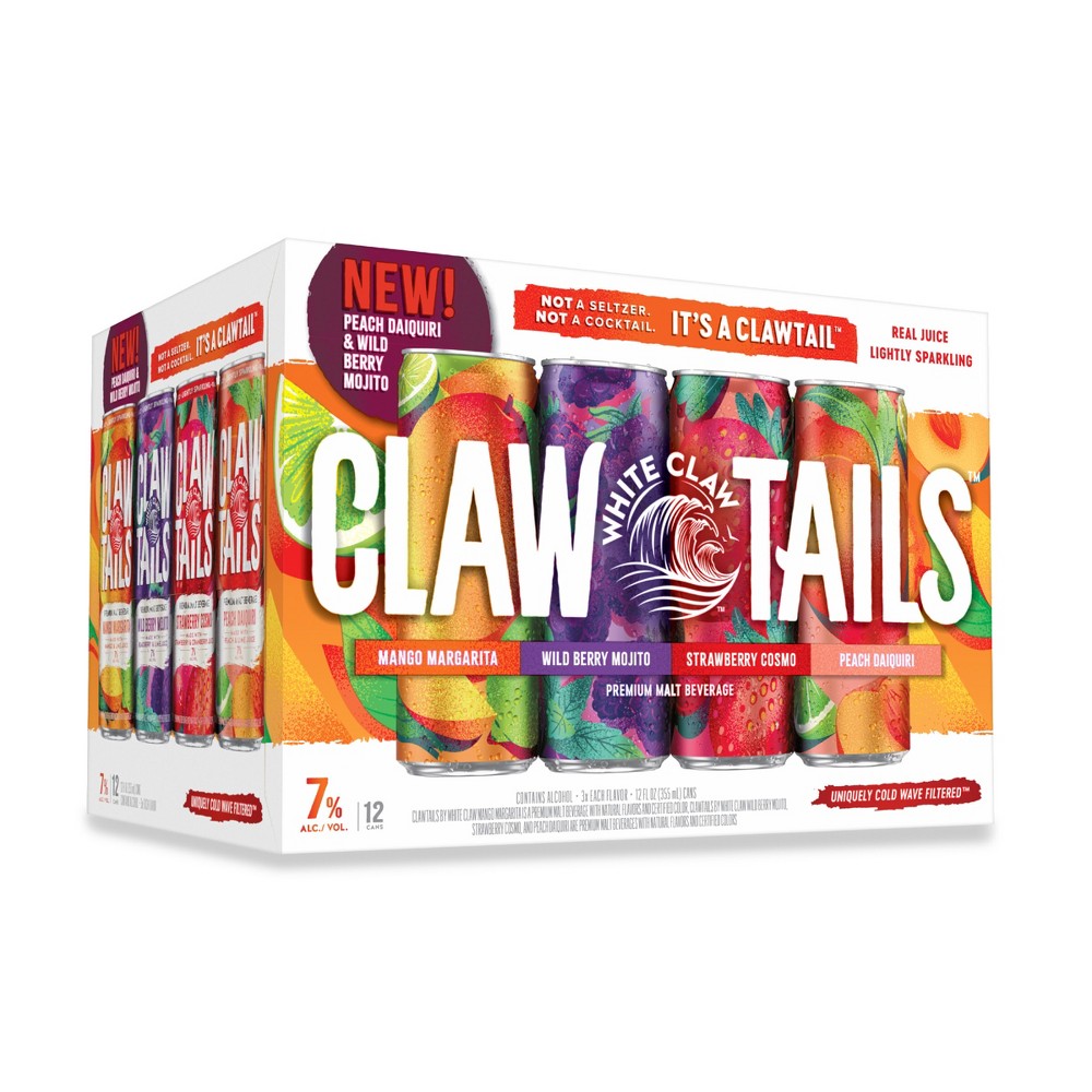 White Claw by Clawtails 7% ABV Variety - 12pk/12 fl oz Cans