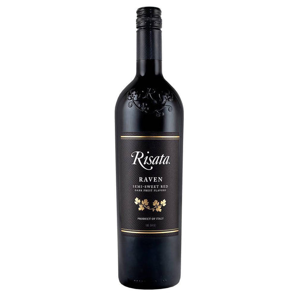 Risata Raven Semi-Sweet Red Wine - 750ml Bottle