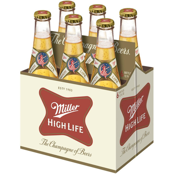 Miller High Life Beer - 6pk/12 fl oz Bottles