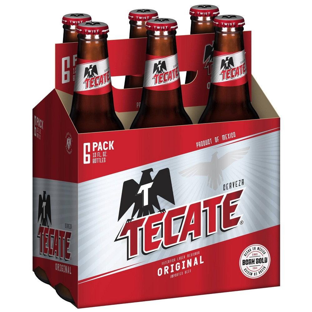 Tecate Beer - 6pk/12 fl oz Bottles
