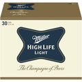 Miller High Life Light Beer - 30pk/12 fl oz Cans