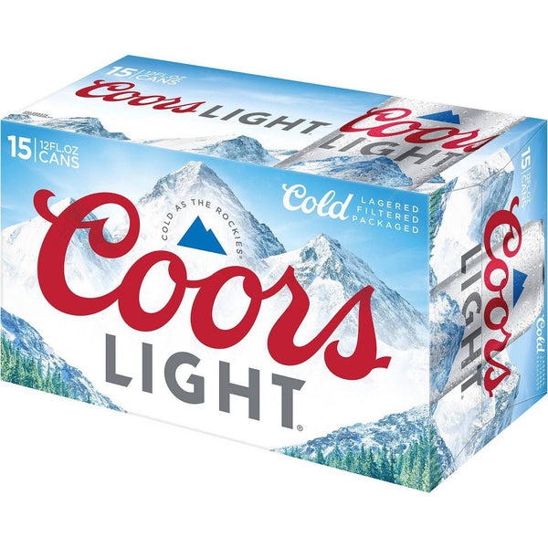 Coors Light Beer - 15pk/12 fl oz Cans
