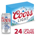 Coors Light Beer - 24pk/12 fl oz Cans