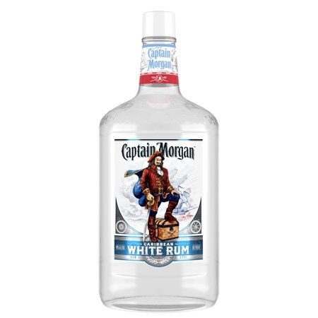 Captain Morgan White Rum, 1.75 L (80 Proof)