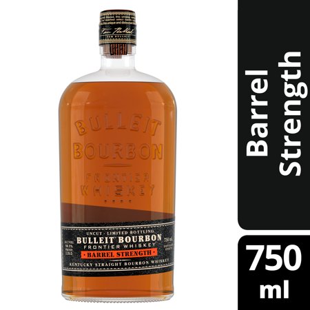 Bulleit Bourbon Barrel Strength Kentucky Straight Bourbon Whiskey, 750 mL