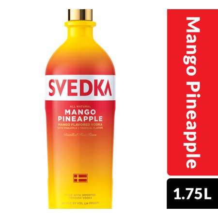 SVEDKA Mango Pineapple Flavored Vodka, 1.75 L Bottle, 70 Proof