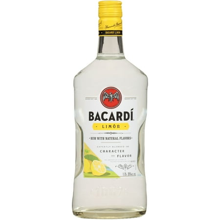 Bacardi Limon Citrus Flavored Rum, 1.75 L