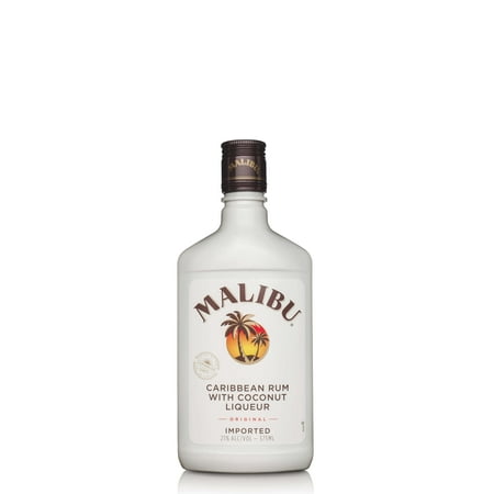 Malibu Rum Caribbean Original Coconut Rum 375ml Bottle