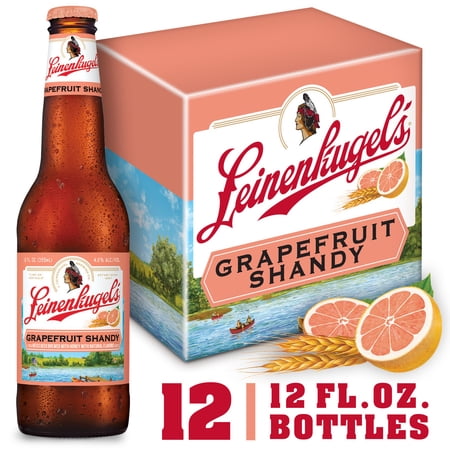 Leinenkugel's Grapefruit Shandy Beer, 12 Pack, 12 fl. oz. Bottles, 4.2% ABV