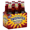 Boston Twisted Tea Raspberry Cocktail, 6 pack, 12 fl oz Bottle