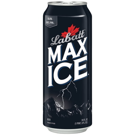 Labatt Max Ice Lager Beer 24 fl. oz. Can