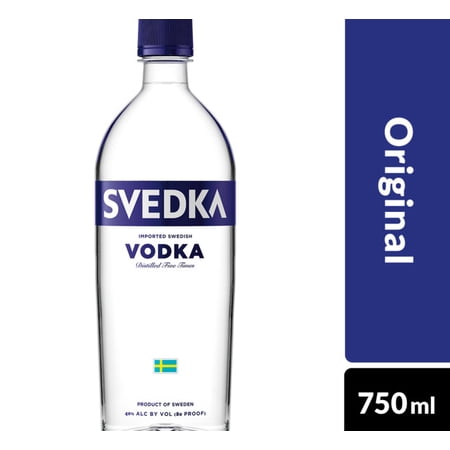 SVEDKA Vodka, 750 mL Plastic Bottle, 80 Proof