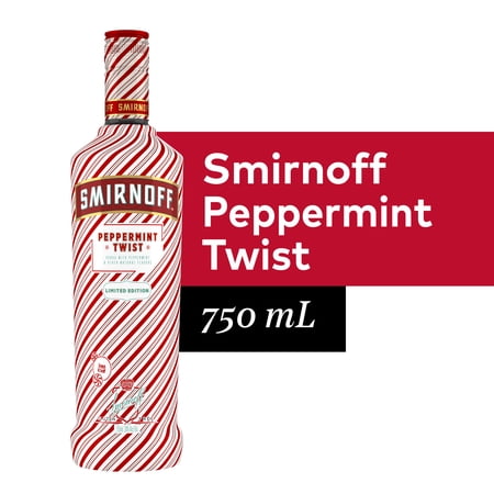 Smirnoff Peppermint Twist 60 Proof (Vodka Infused With Natural Flavors) - 750 mL Bottle