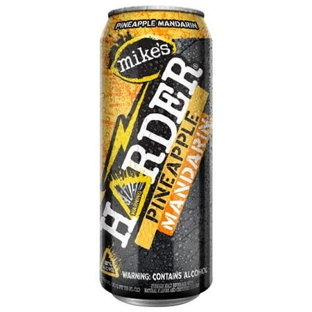 Mikes Hard Lemonade Mikes Harder Pineapple Mandarin 1/24c